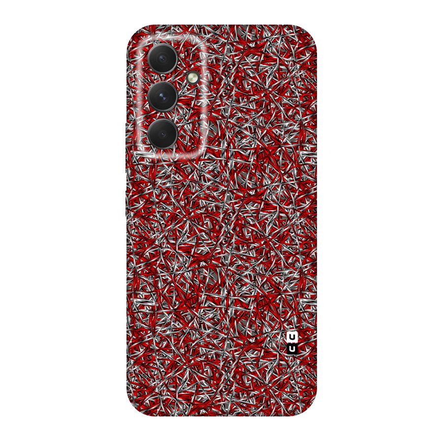 Abstract Threads Original Polycarbonate Back Case for Galaxy A54
