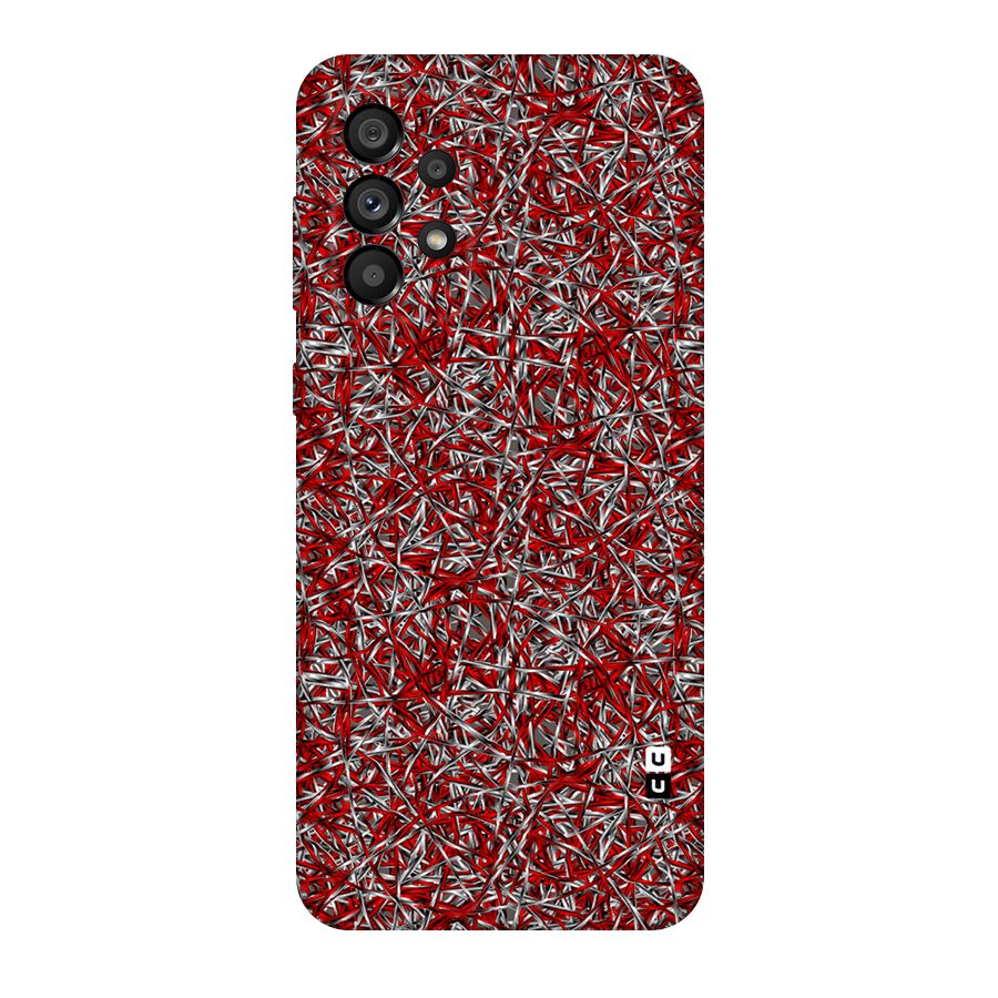 Abstract Threads Original Polycarbonate Back Case for Galaxy A73 5G