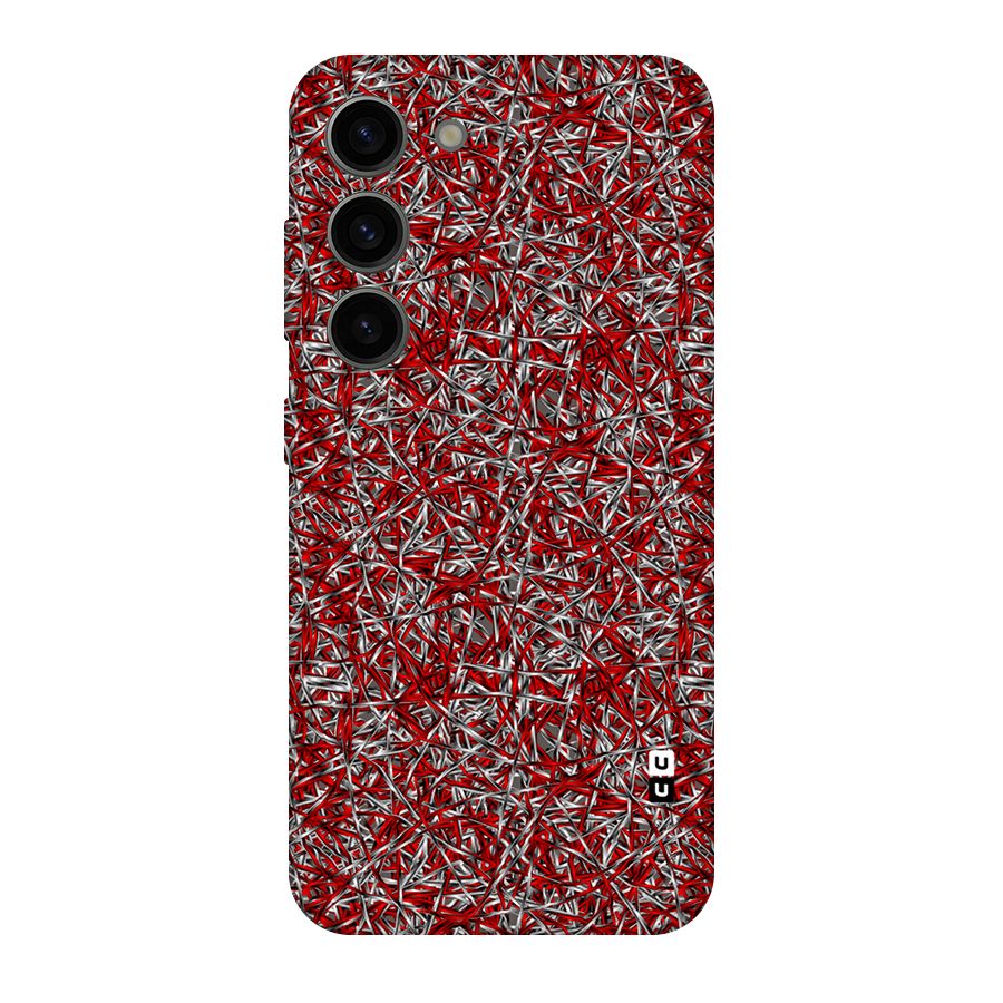 Abstract Threads Original Polycarbonate Back Case for Galaxy S23