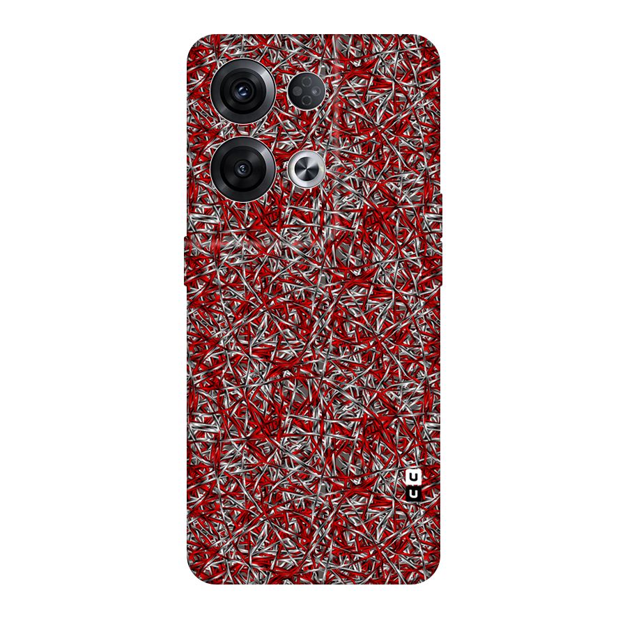 Abstract Threads Original Polycarbonate Back Case for Oppo Reno8 Pro 5G