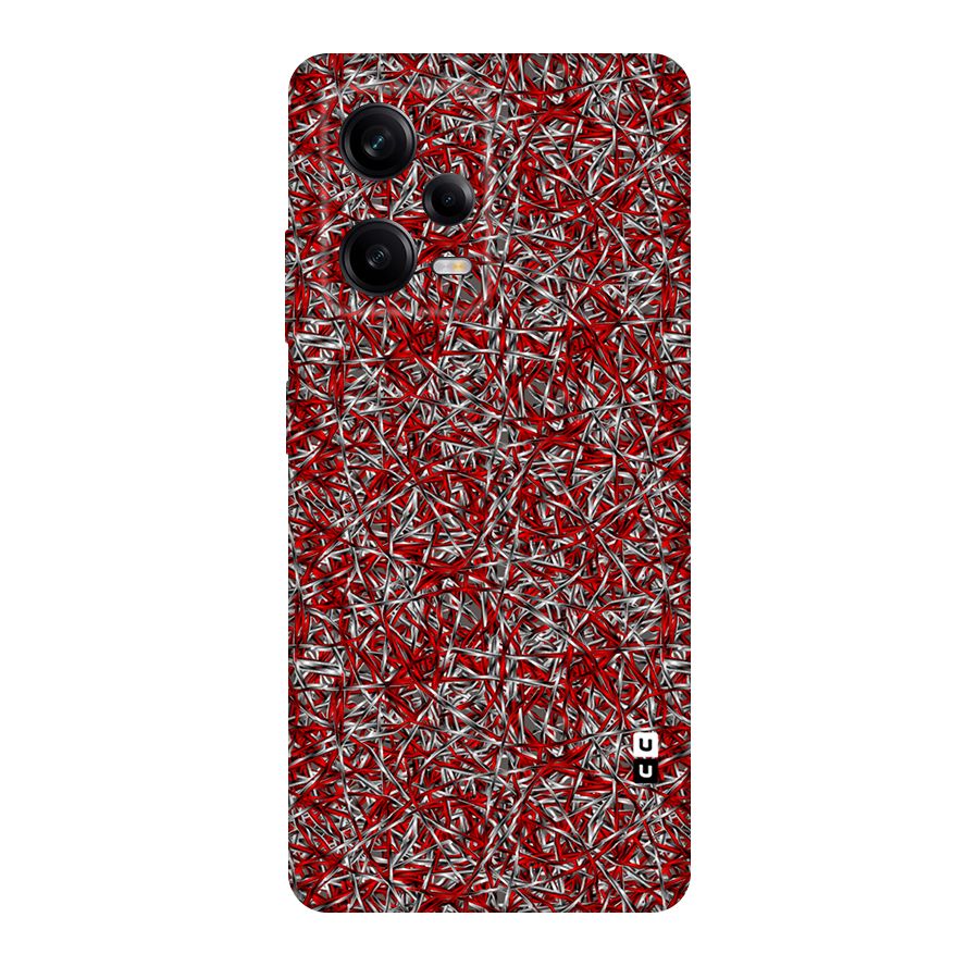 Abstract Threads Original Polycarbonate Back Case for Redmi Note 12 Pro