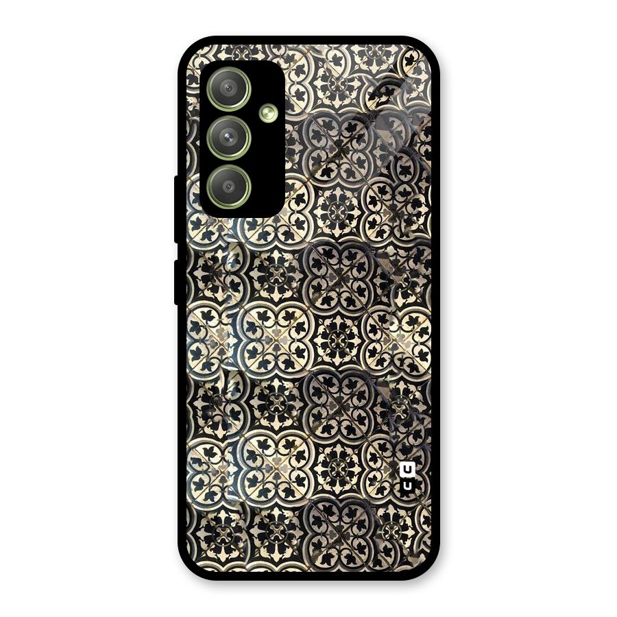 Abstract Tile Glass Back Case for Galaxy A54