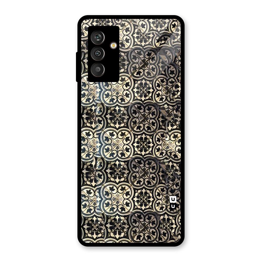 Abstract Tile Glass Back Case for Galaxy M13