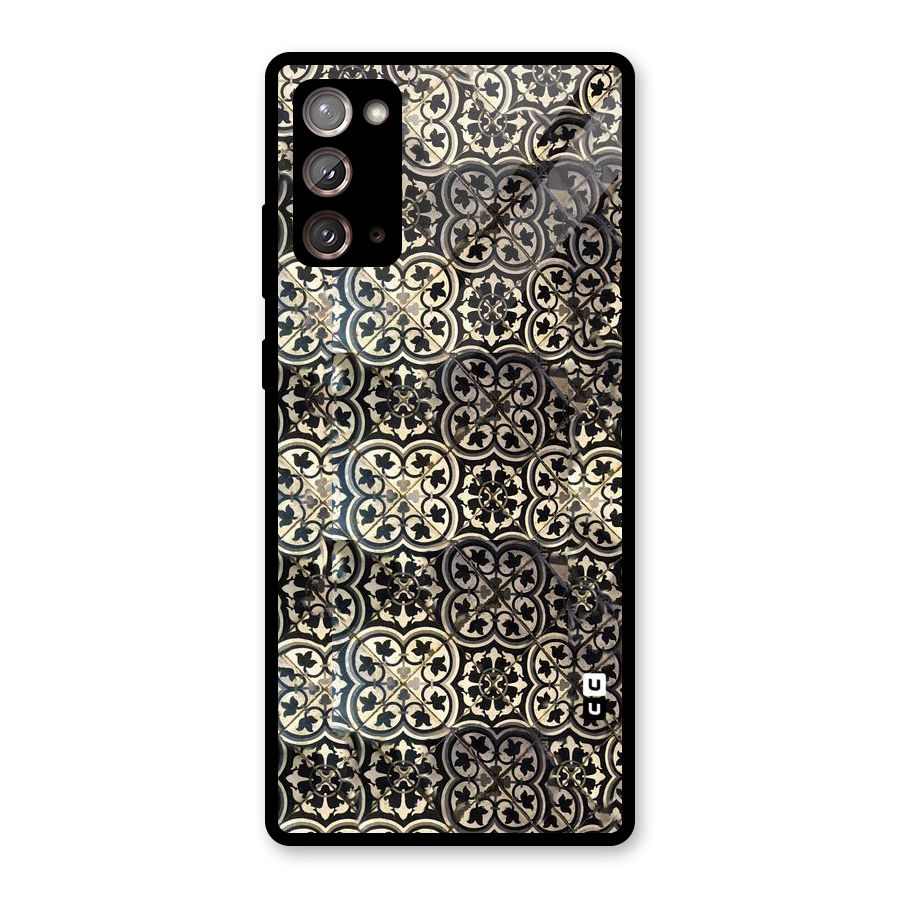 Abstract Tile Glass Back Case for Galaxy Note 20