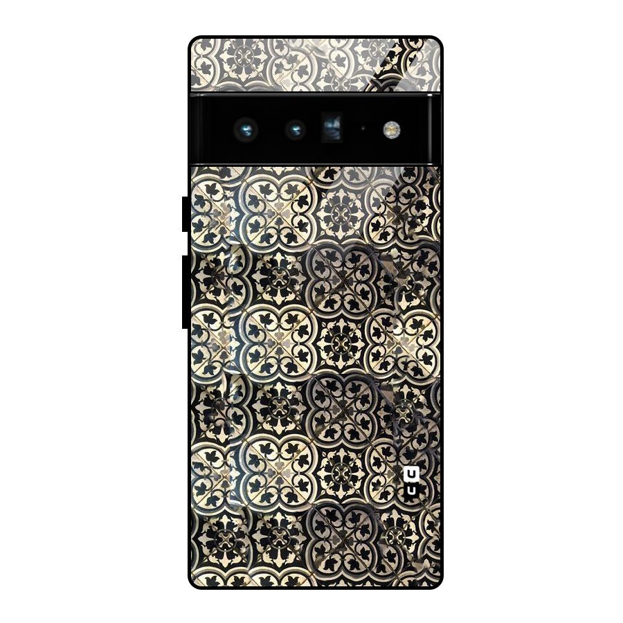 Abstract Tile Glass Back Case for Google Pixel 6 Pro