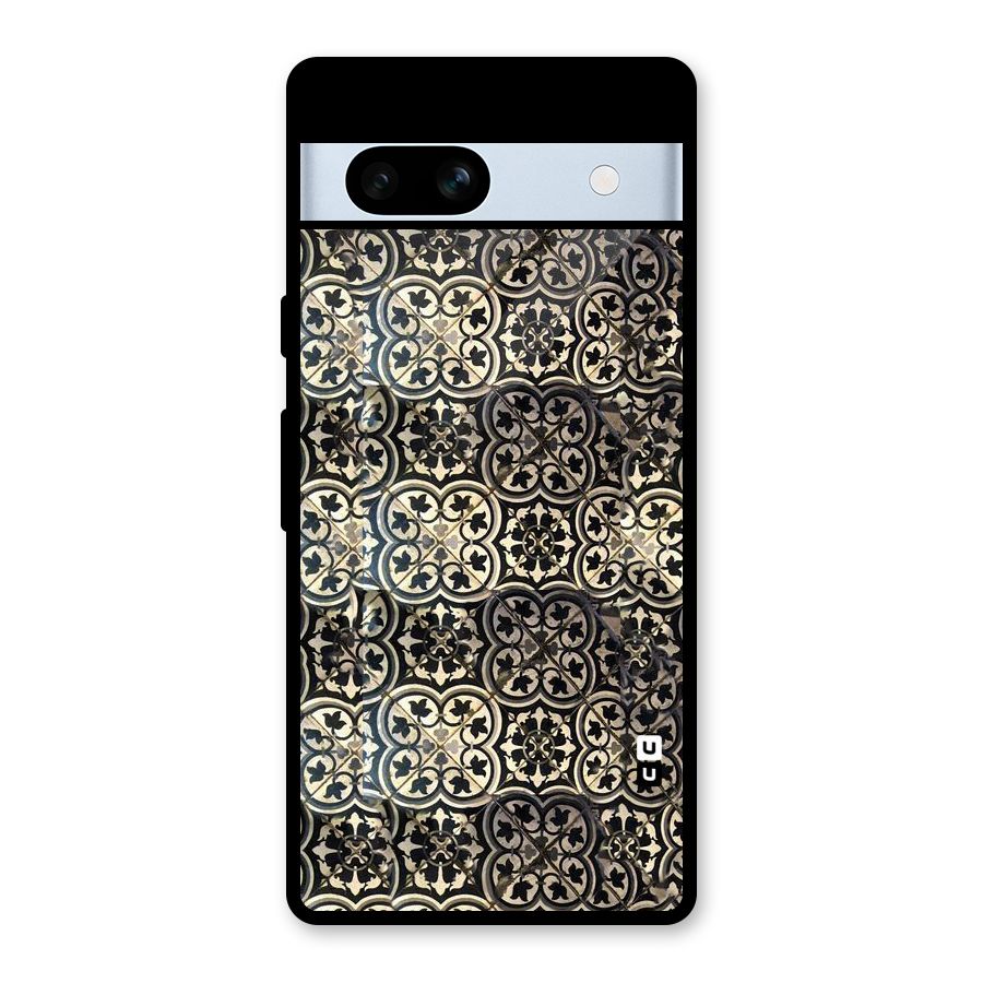 Abstract Tile Glass Back Case for Google Pixel 7a