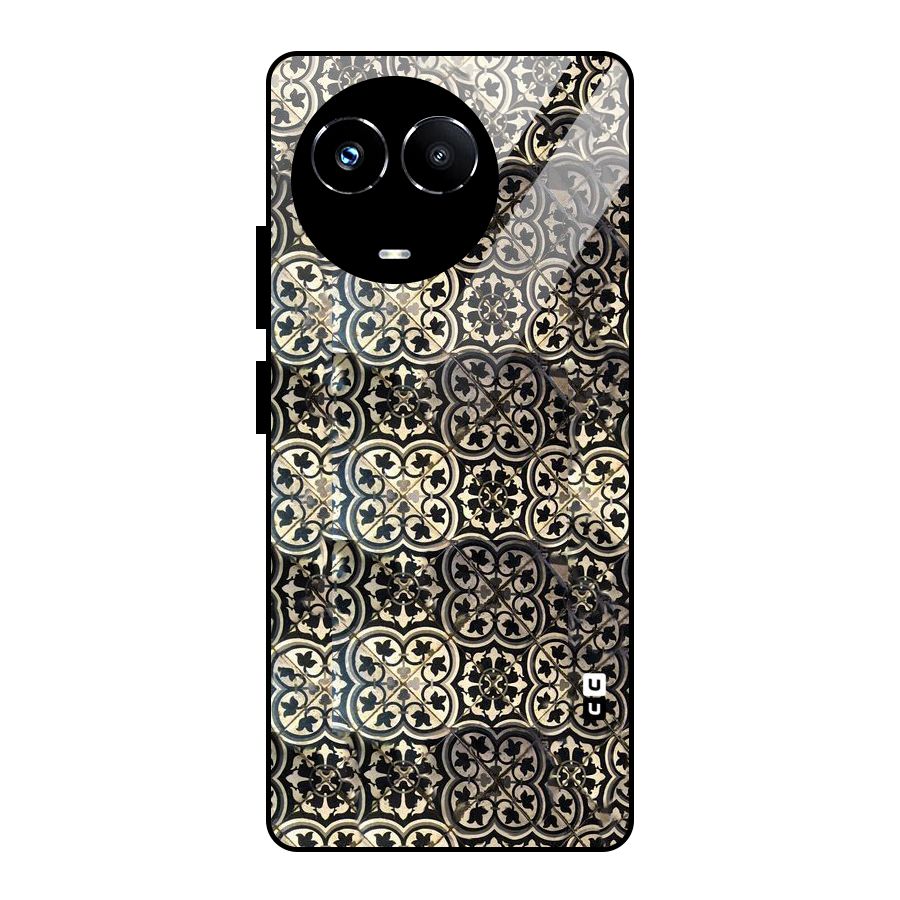 Abstract Tile Glass Back Case for Realme 11X