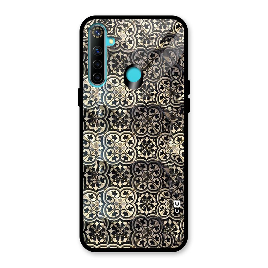 Abstract Tile Glass Back Case for Realme 5