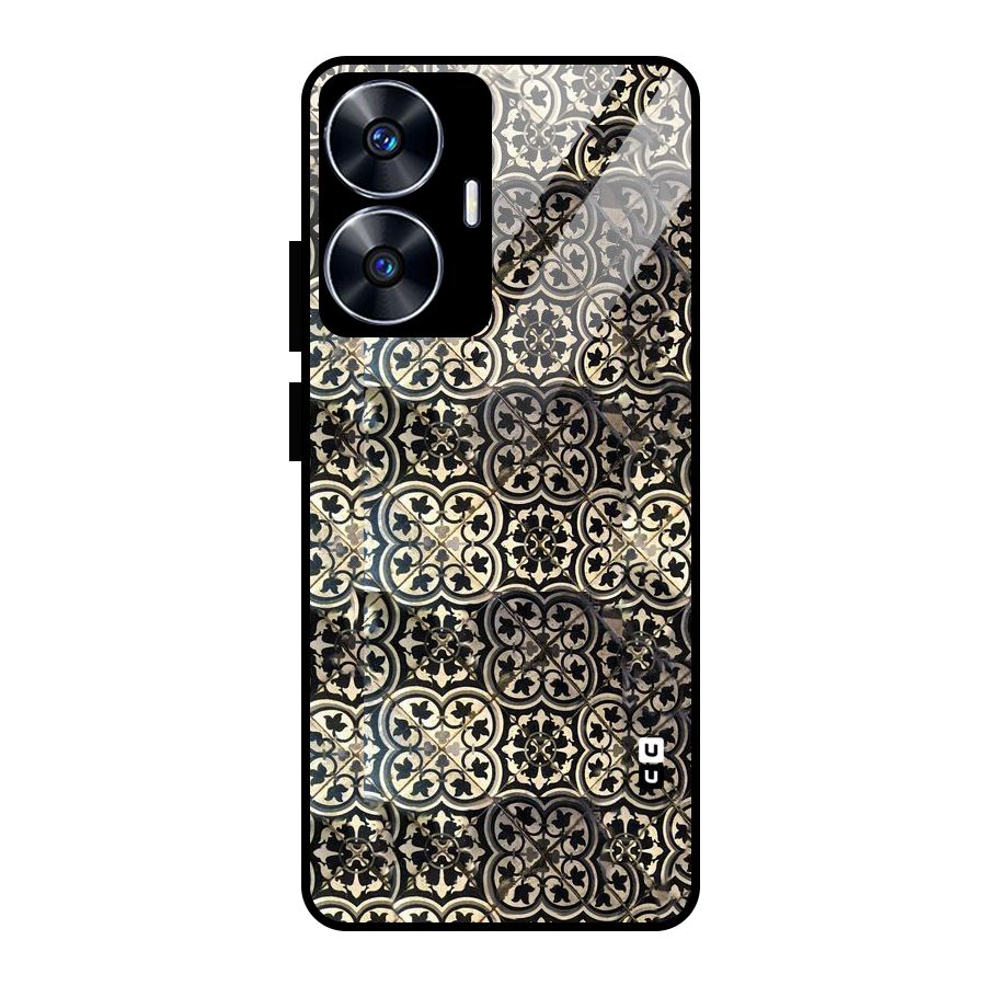 Abstract Tile Glass Back Case for Realme Narzo N55