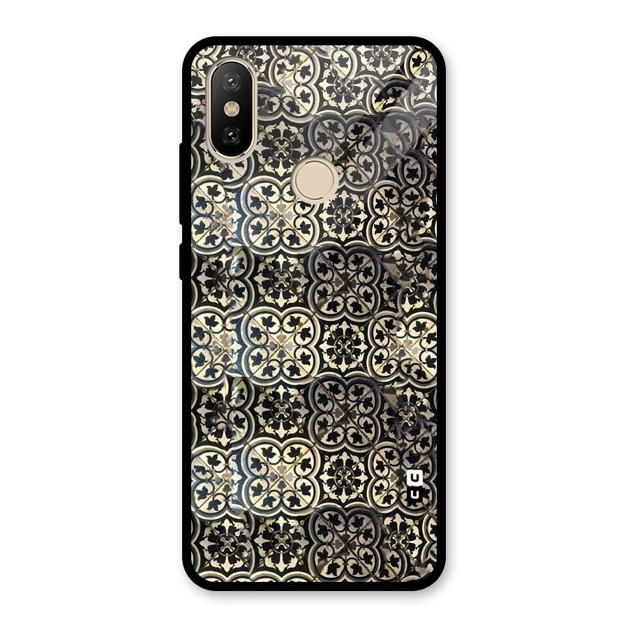 Abstract Tile Glass Back Case for Redmi A2