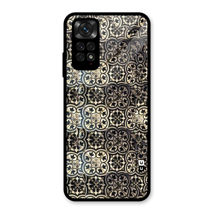Abstract Tile Glass Back Case for Redmi Note 11S
