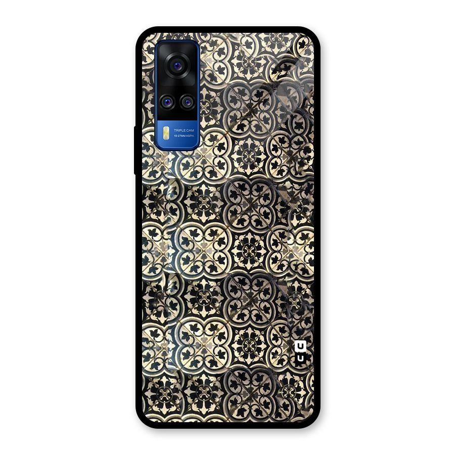 Abstract Tile Glass Back Case for Vivo Y31