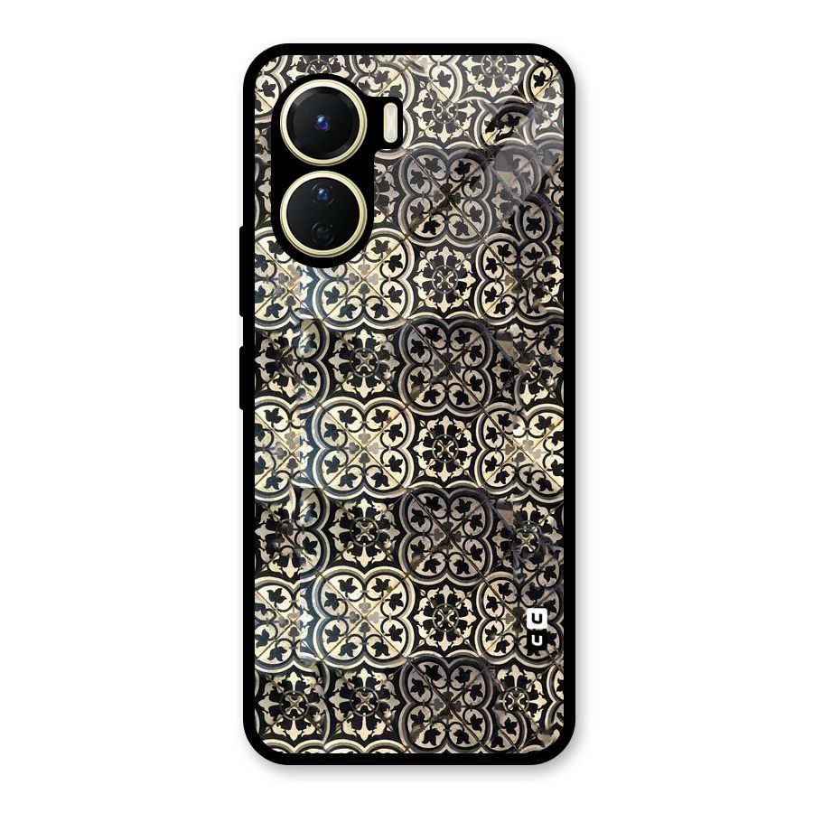 Abstract Tile Glass Back Case for Vivo Y56