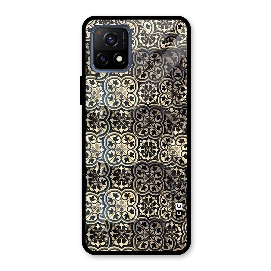 Abstract Tile Glass Back Case for Vivo Y72 5G