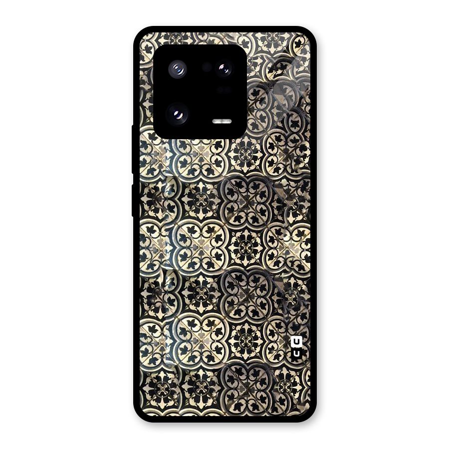 Abstract Tile Glass Back Case for Xiaomi 13 Pro