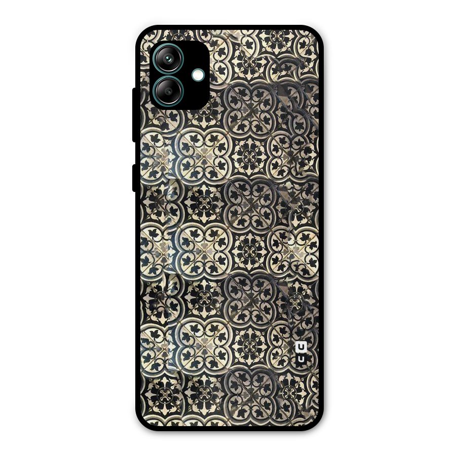 Abstract Tile Metal Back Case for Galaxy A04