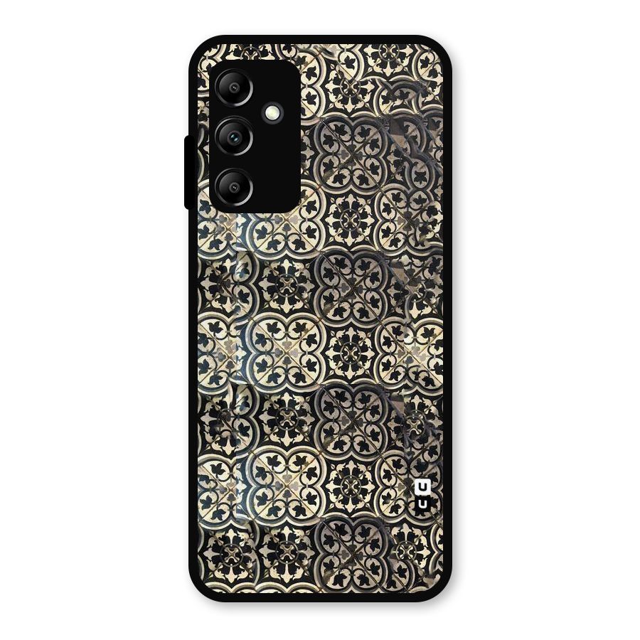 Abstract Tile Metal Back Case for Galaxy A14 5G