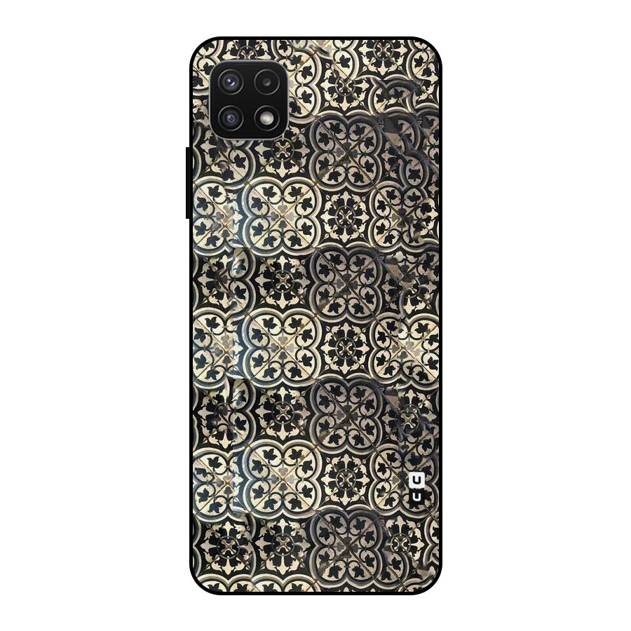 Abstract Tile Metal Back Case for Galaxy A22 5G