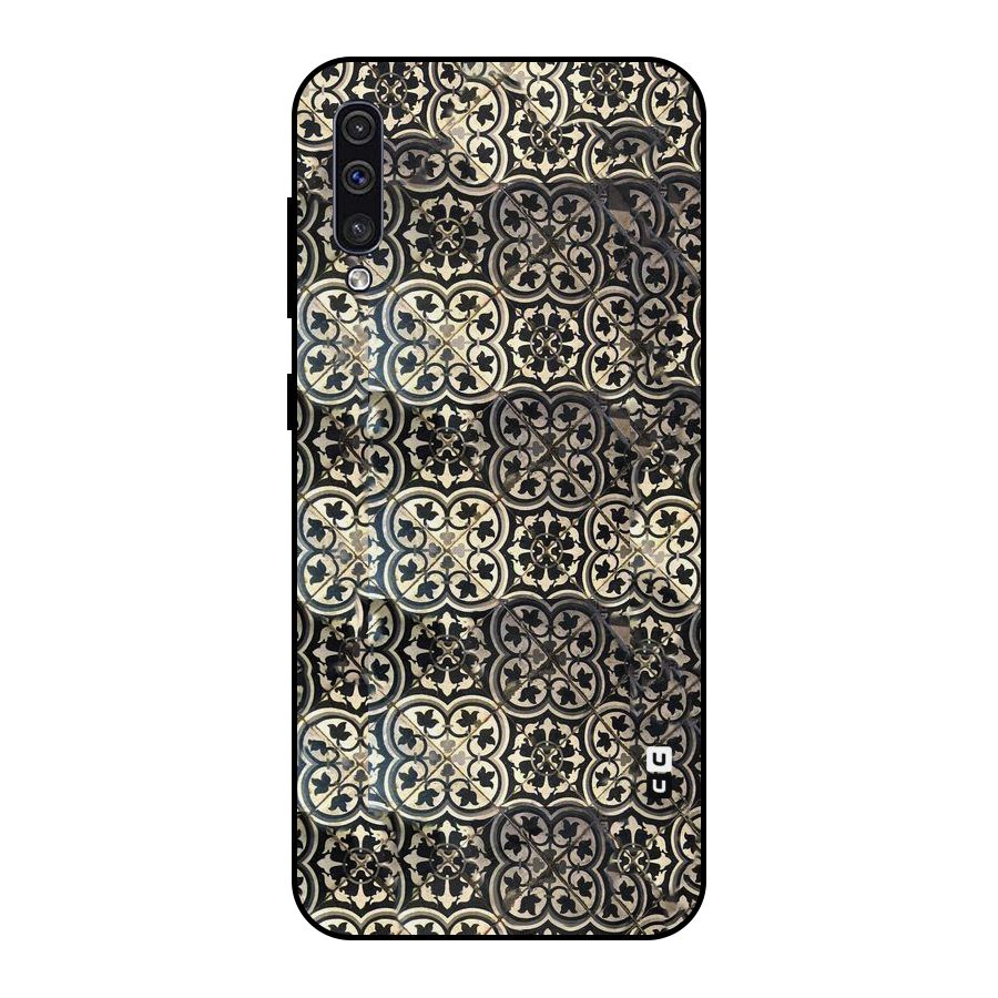 Abstract Tile Metal Back Case for Galaxy A30s