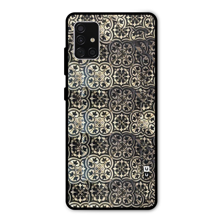 Abstract Tile Metal Back Case for Galaxy A51