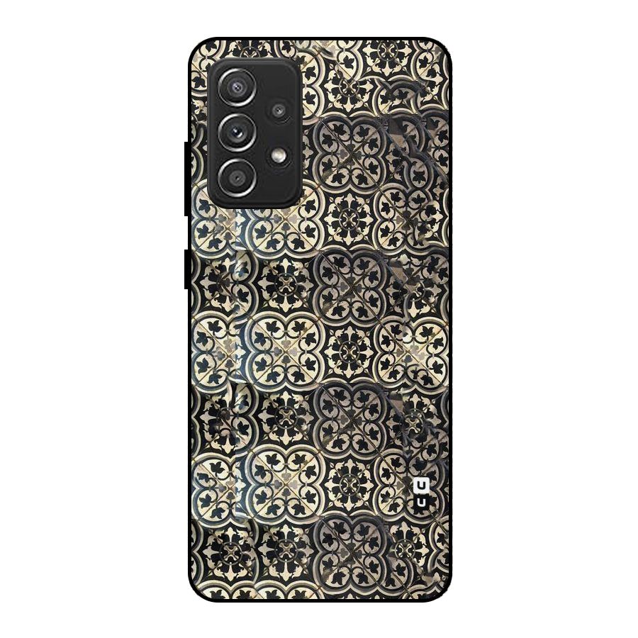 Abstract Tile Metal Back Case for Galaxy A52