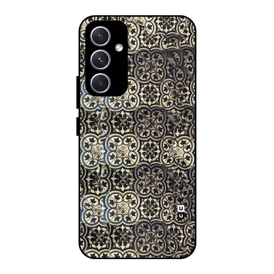 Abstract Tile Metal Back Case for Galaxy A54