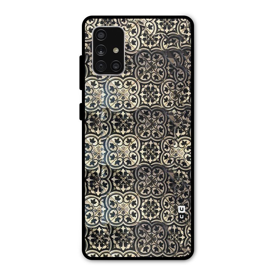 Abstract Tile Metal Back Case for Galaxy A71