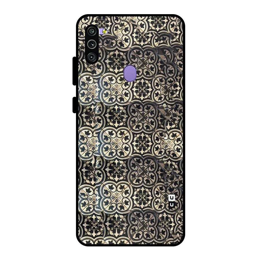 Abstract Tile Metal Back Case for Galaxy M11