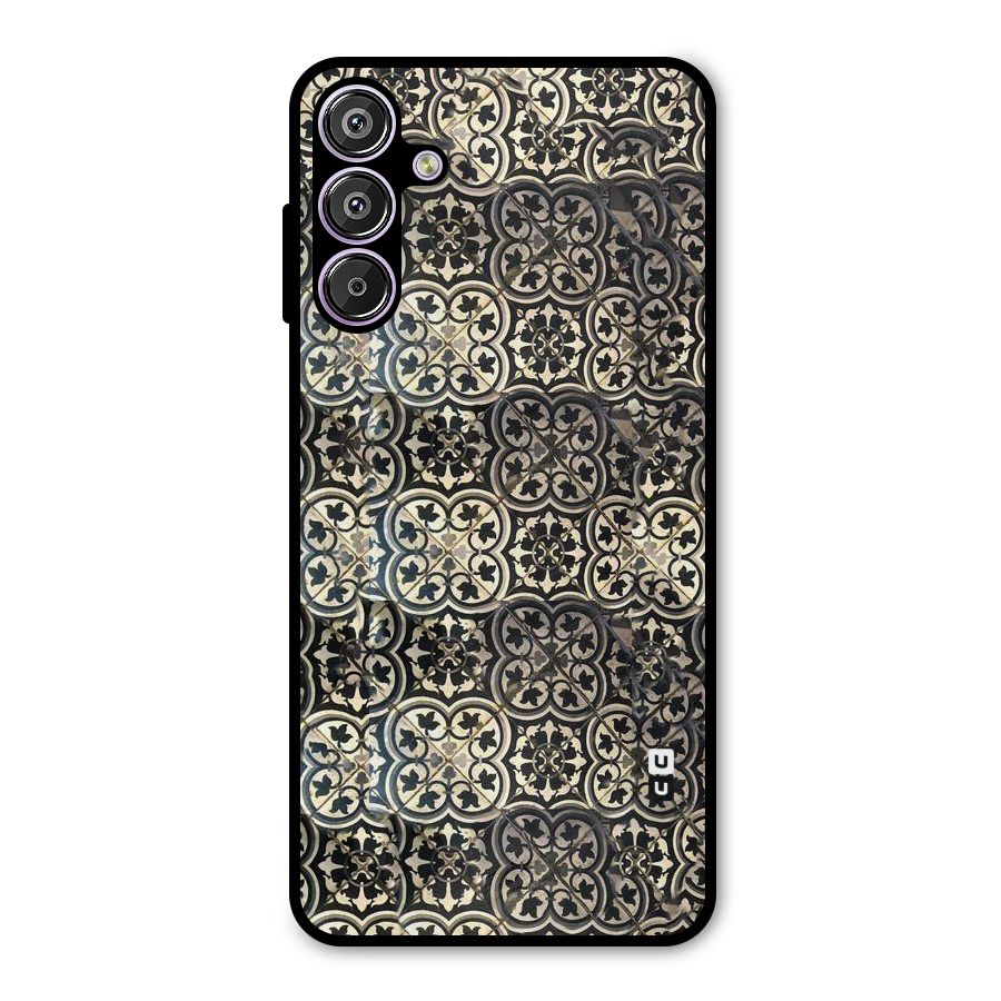 Abstract Tile Metal Back Case for Galaxy M15