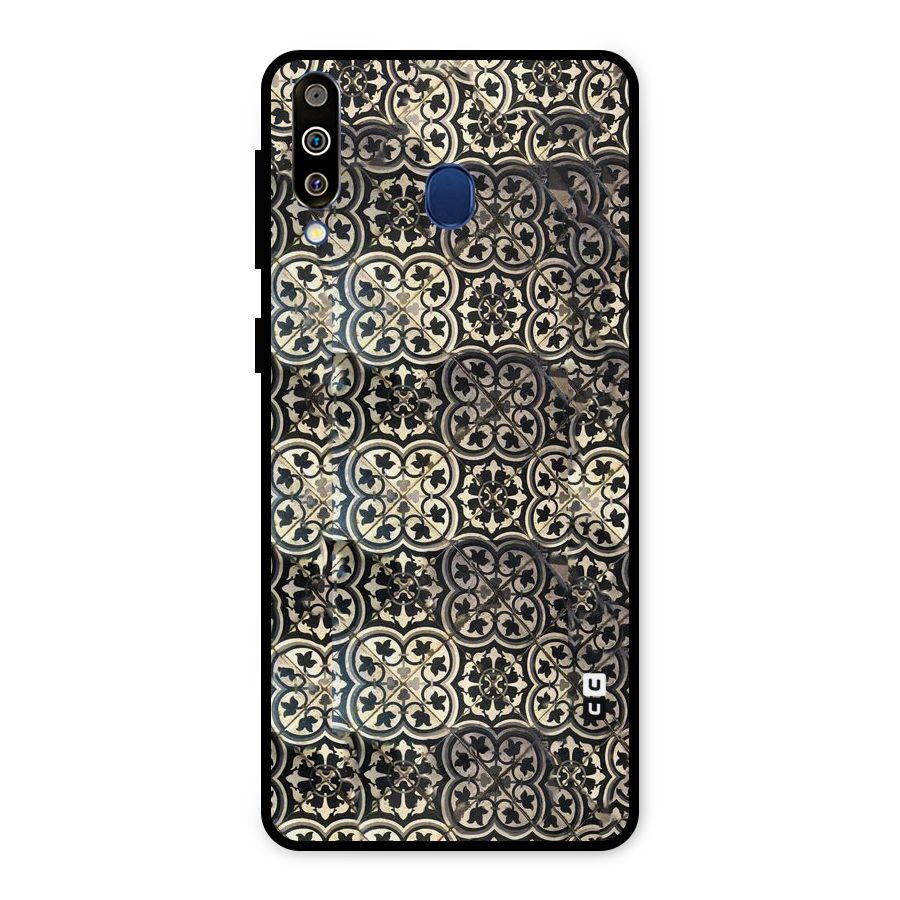 Abstract Tile Metal Back Case for Galaxy M30