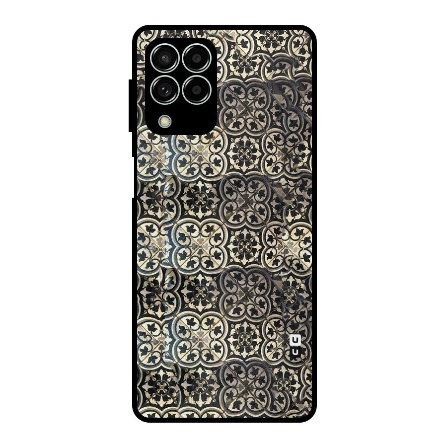Abstract Tile Metal Back Case for Galaxy M33