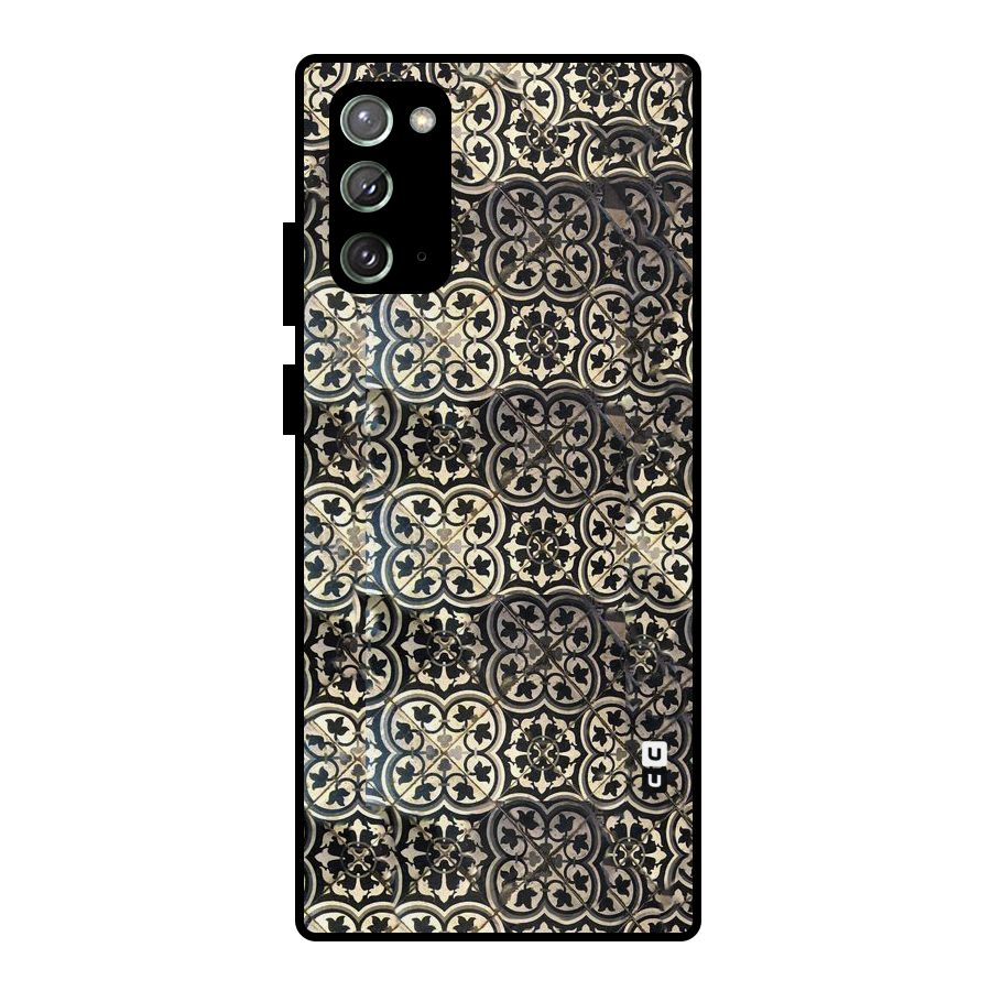 Abstract Tile Metal Back Case for Galaxy Note 20