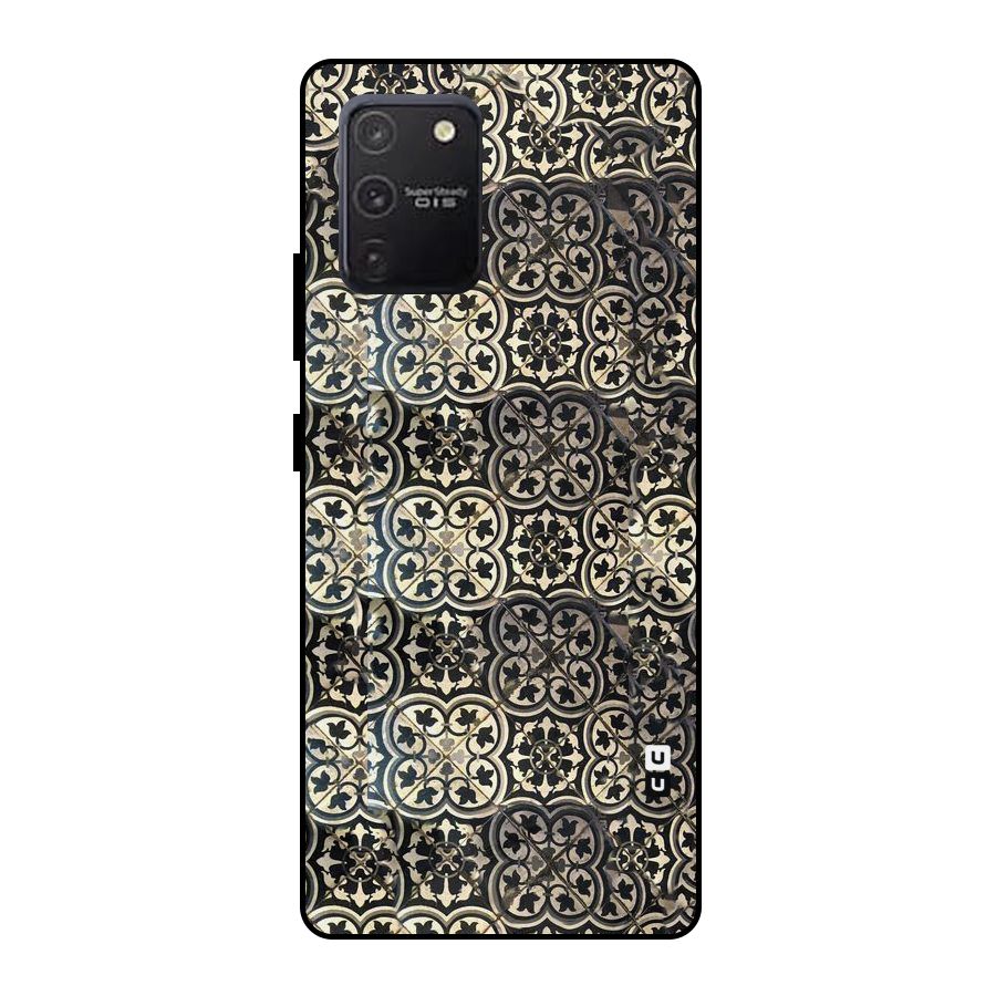 Abstract Tile Metal Back Case for Galaxy S10 Lite