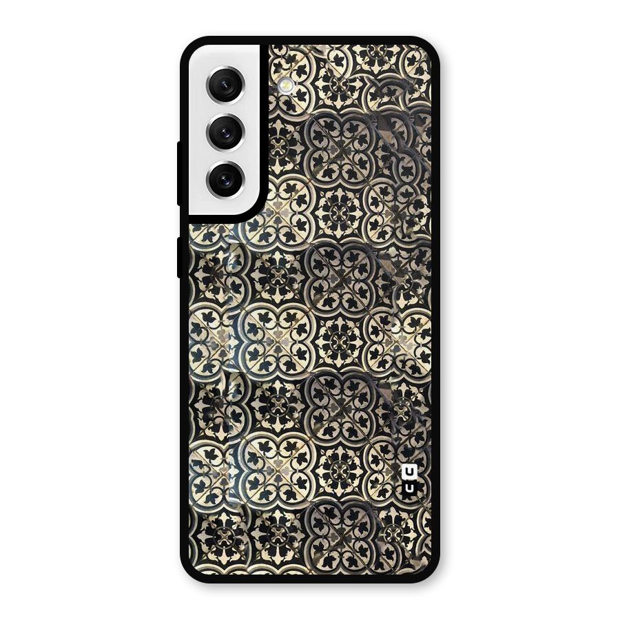 Abstract Tile Metal Back Case for Galaxy S21 FE 5G