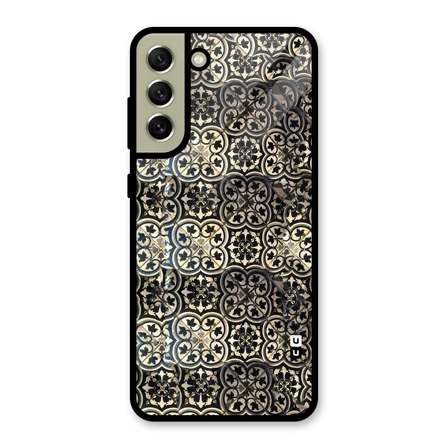 Abstract Tile Metal Back Case for Galaxy S21 FE 5G (2023)