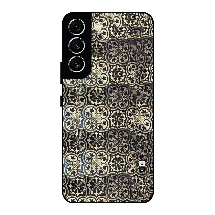 Abstract Tile Metal Back Case for Galaxy S22 5G