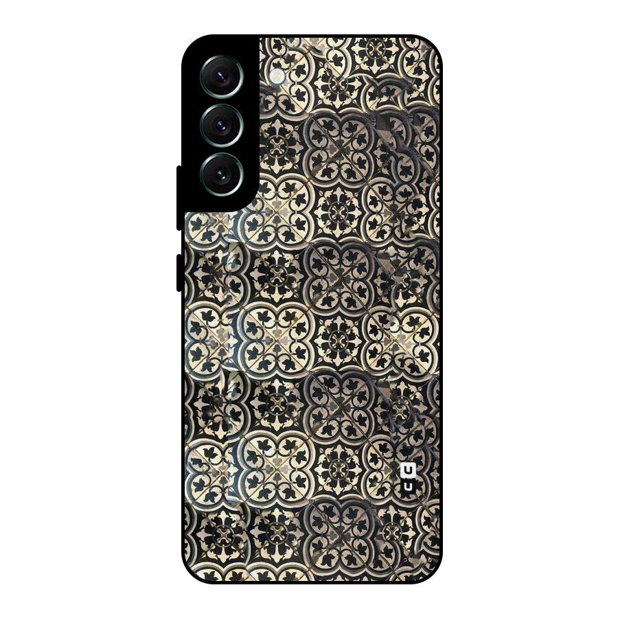 Abstract Tile Metal Back Case for Galaxy S22 Plus 5G