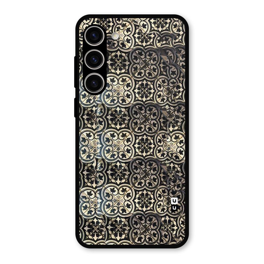 Abstract Tile Metal Back Case for Galaxy S23 Plus
