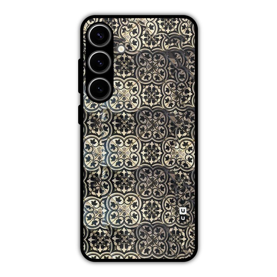Abstract Tile Metal Back Case for Galaxy S24 Plus