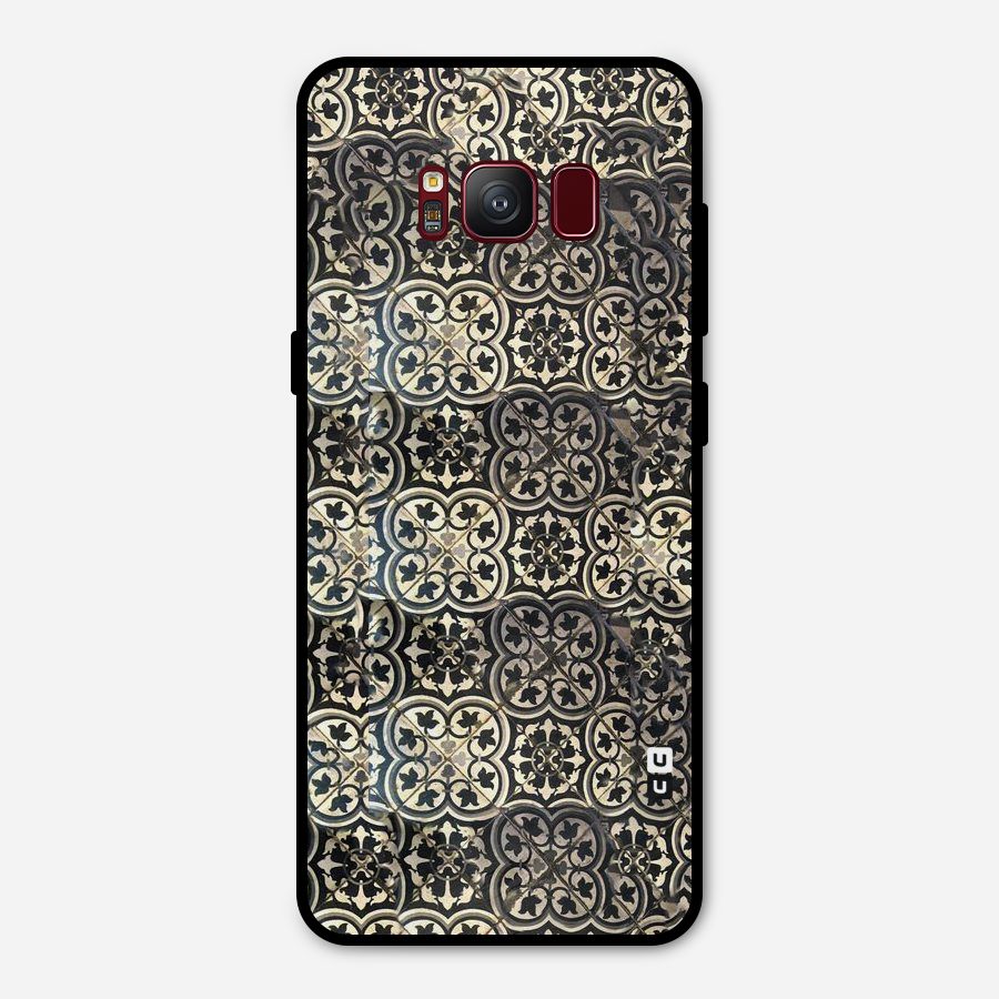 Abstract Tile Metal Back Case for Galaxy S8
