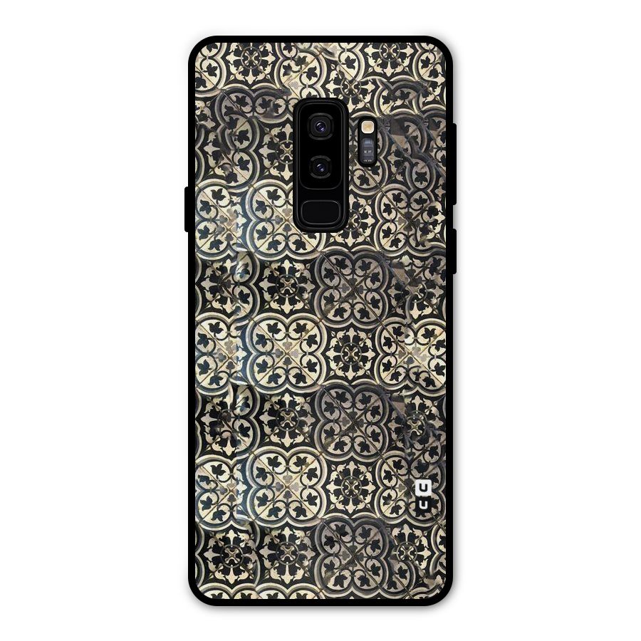 Abstract Tile Metal Back Case for Galaxy S9 Plus