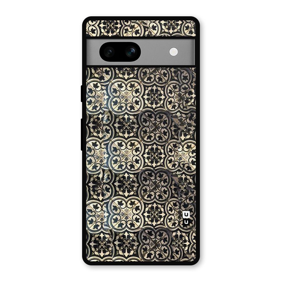 Abstract Tile Metal Back Case for Google Pixel 7a