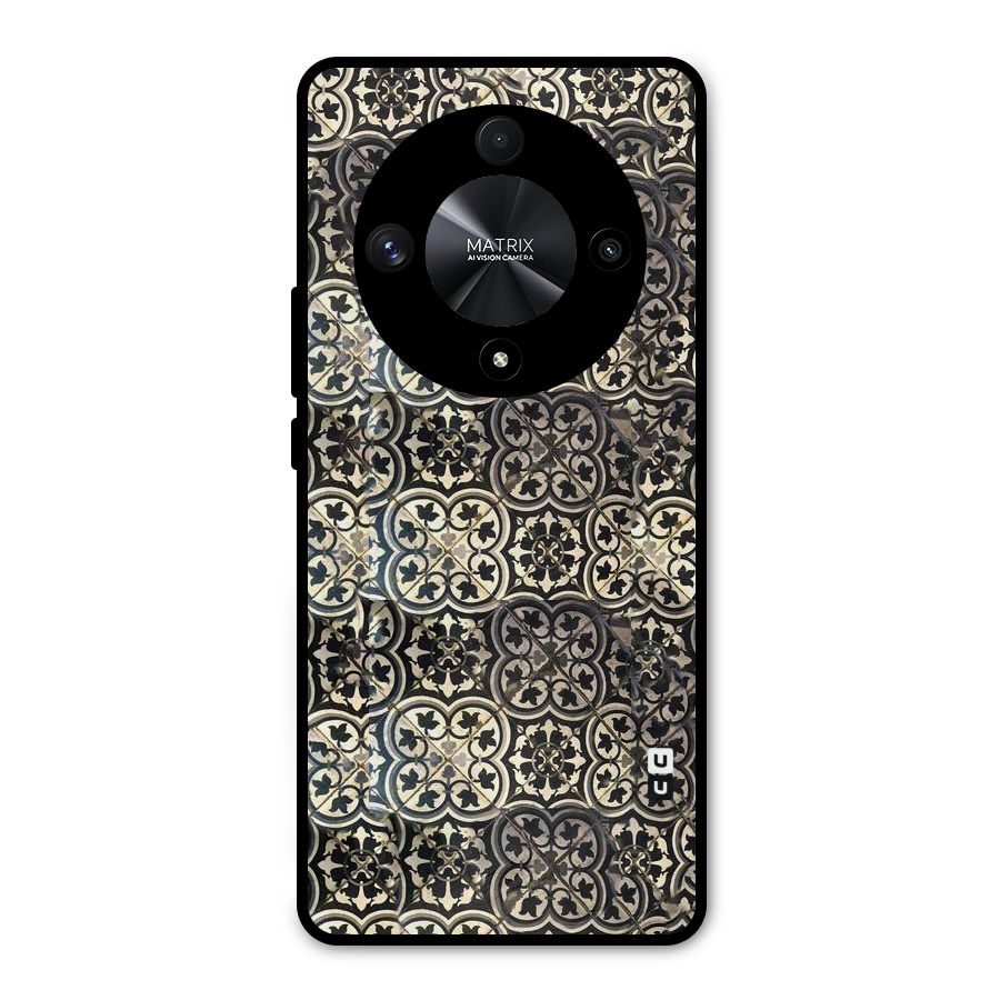 Abstract Tile Metal Back Case for Honor X9b