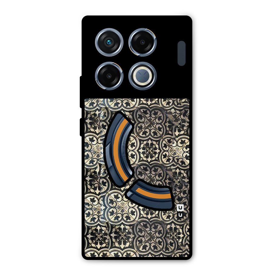 Abstract Tile Metal Back Case for Infinix GT 20 Pro