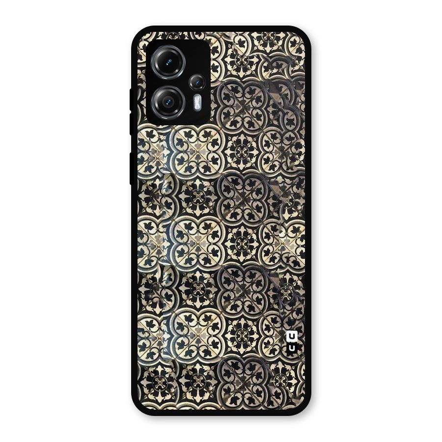 Abstract Tile Metal Back Case for Moto G13