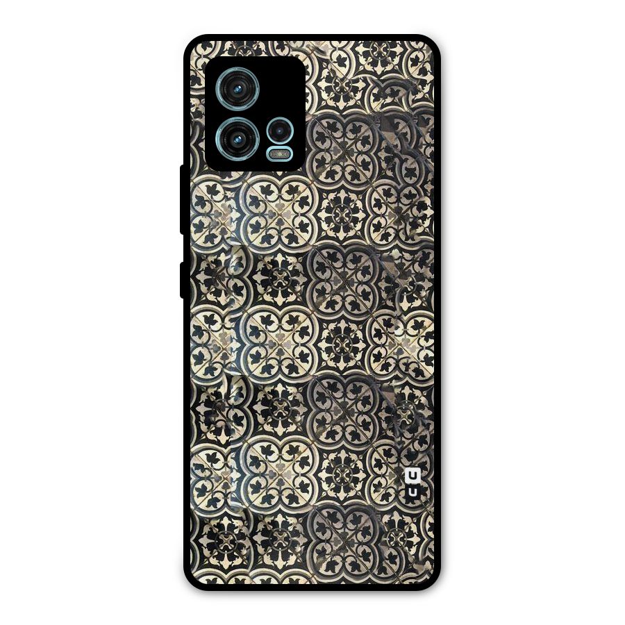 Abstract Tile Metal Back Case for Moto G72