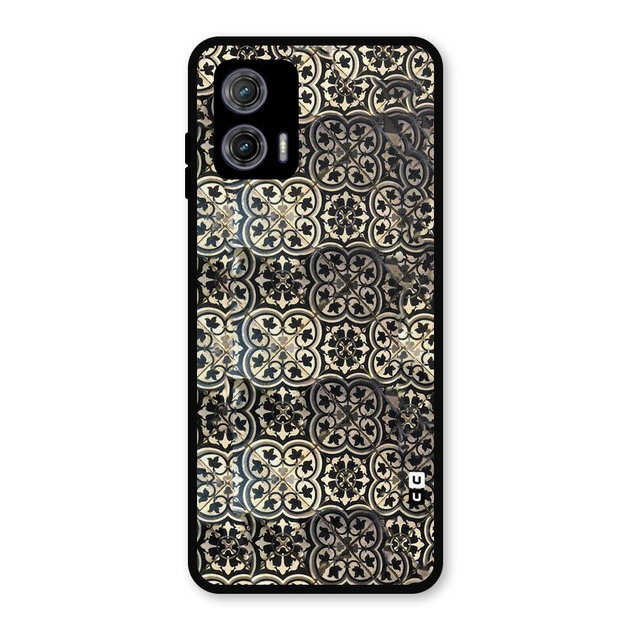 Abstract Tile Metal Back Case for Moto G73