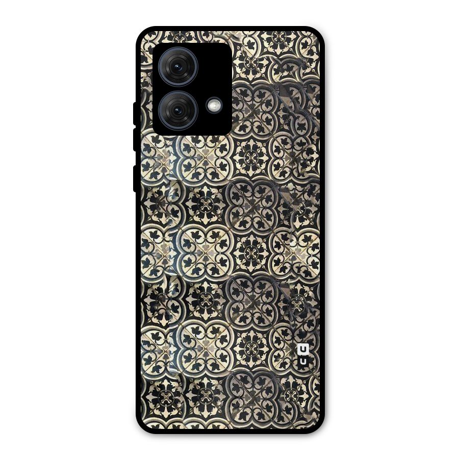 Abstract Tile Metal Back Case for Moto G84