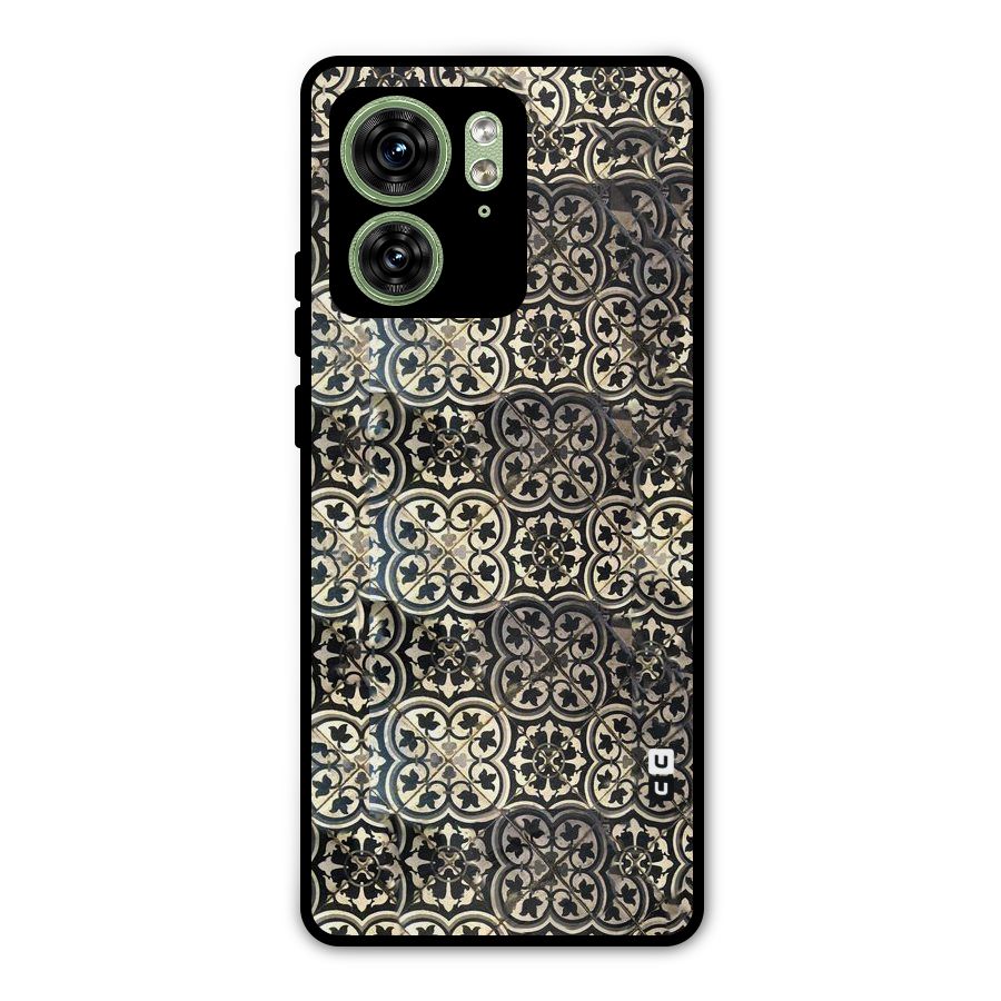 Abstract Tile Metal Back Case for Motorola Edge 40 5G