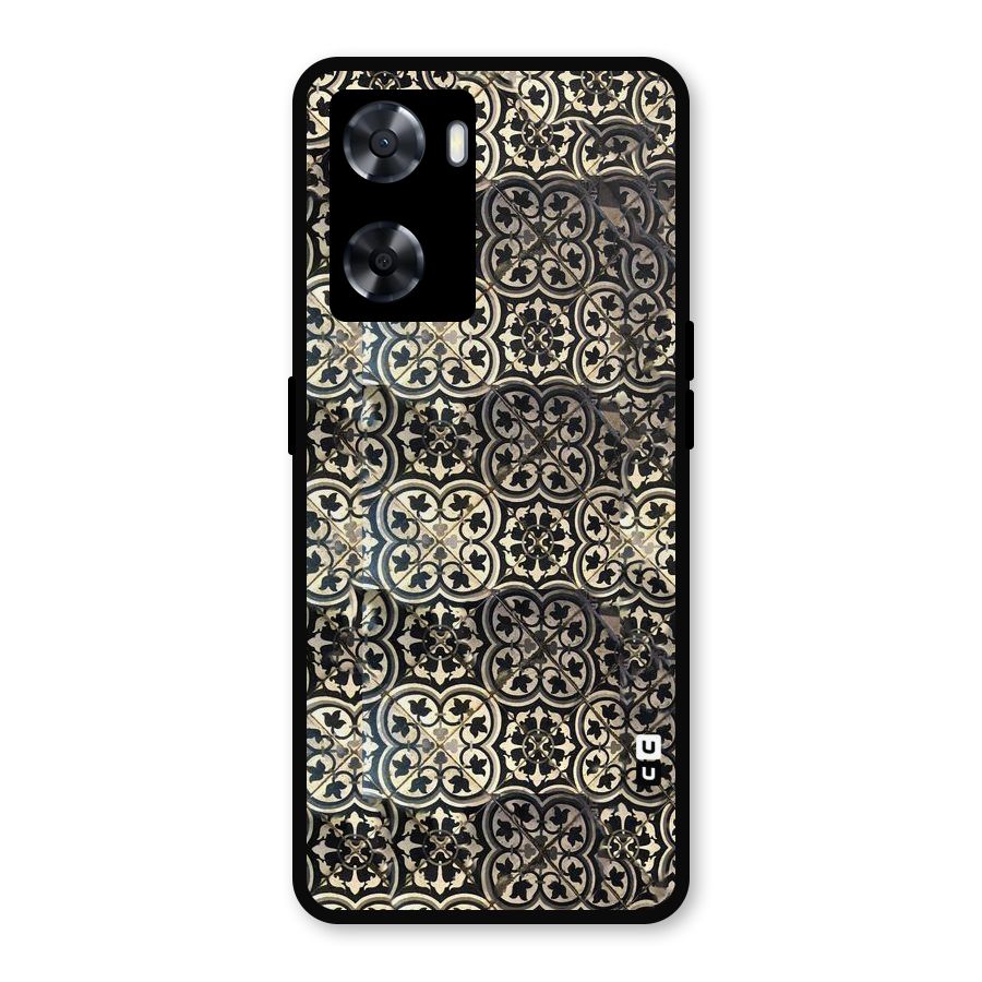 Abstract Tile Metal Back Case for OnePlus Nord N20 SE